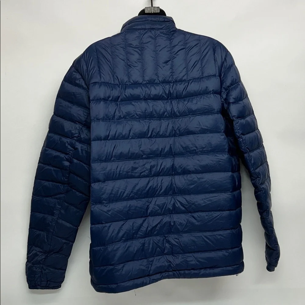 Men's Navy Puffer Jacket Tommy Hilfiger natural down feathers, packable, med